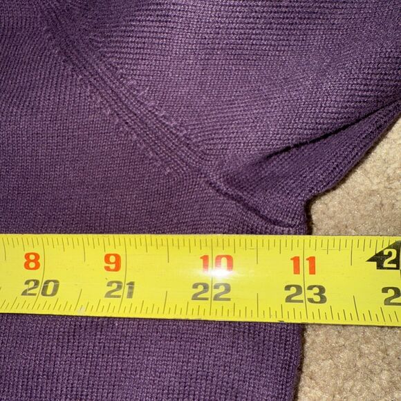 Van Heusen Men's Purple V-Neck Sweater Size 2XL - Picture 4 of 5